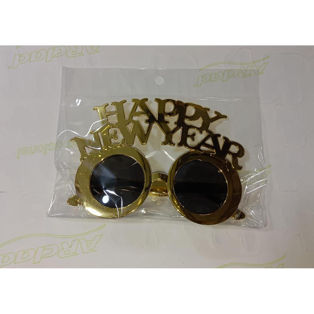 Lentes Happy New Year Redondos