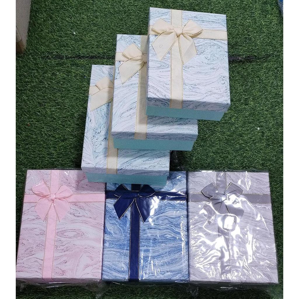 Caja De Regalo Rectangular x3 Unds