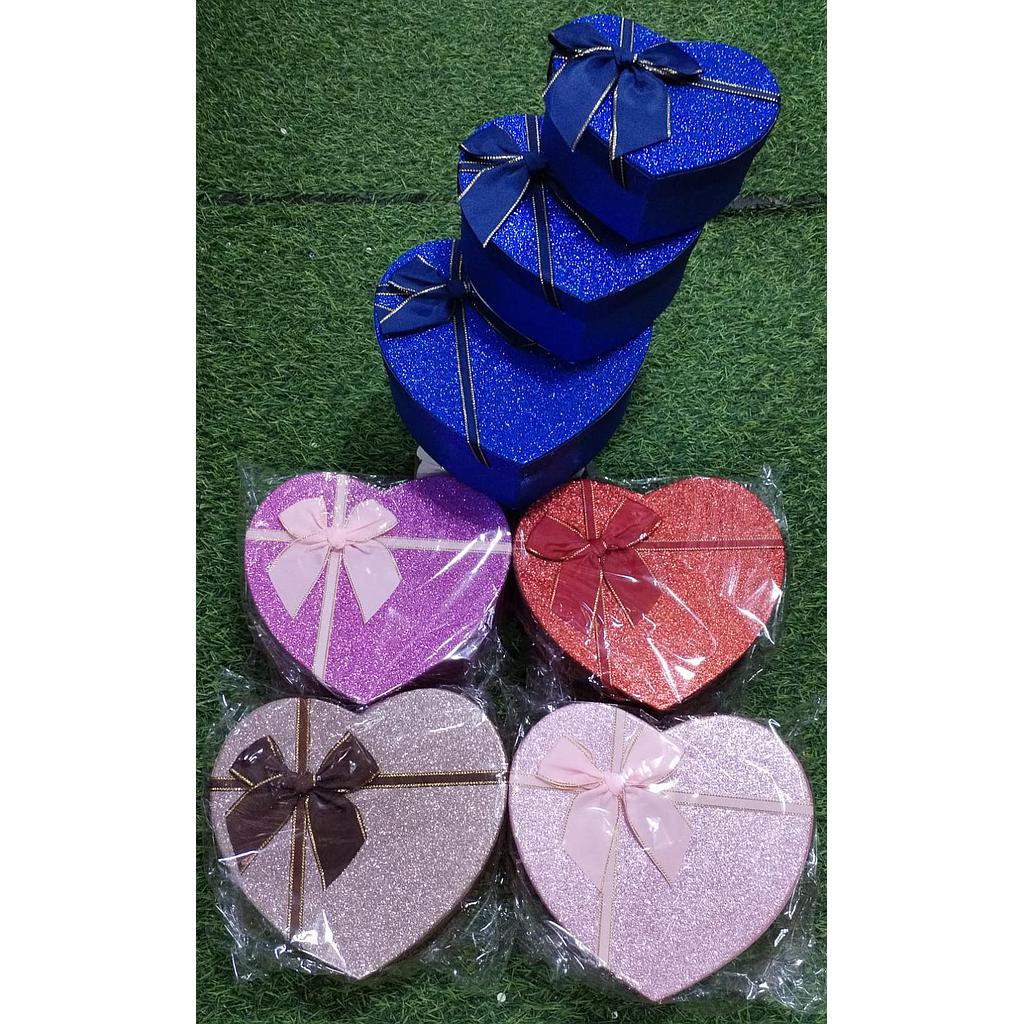 Caja De Corazon x3 Und Pequeña