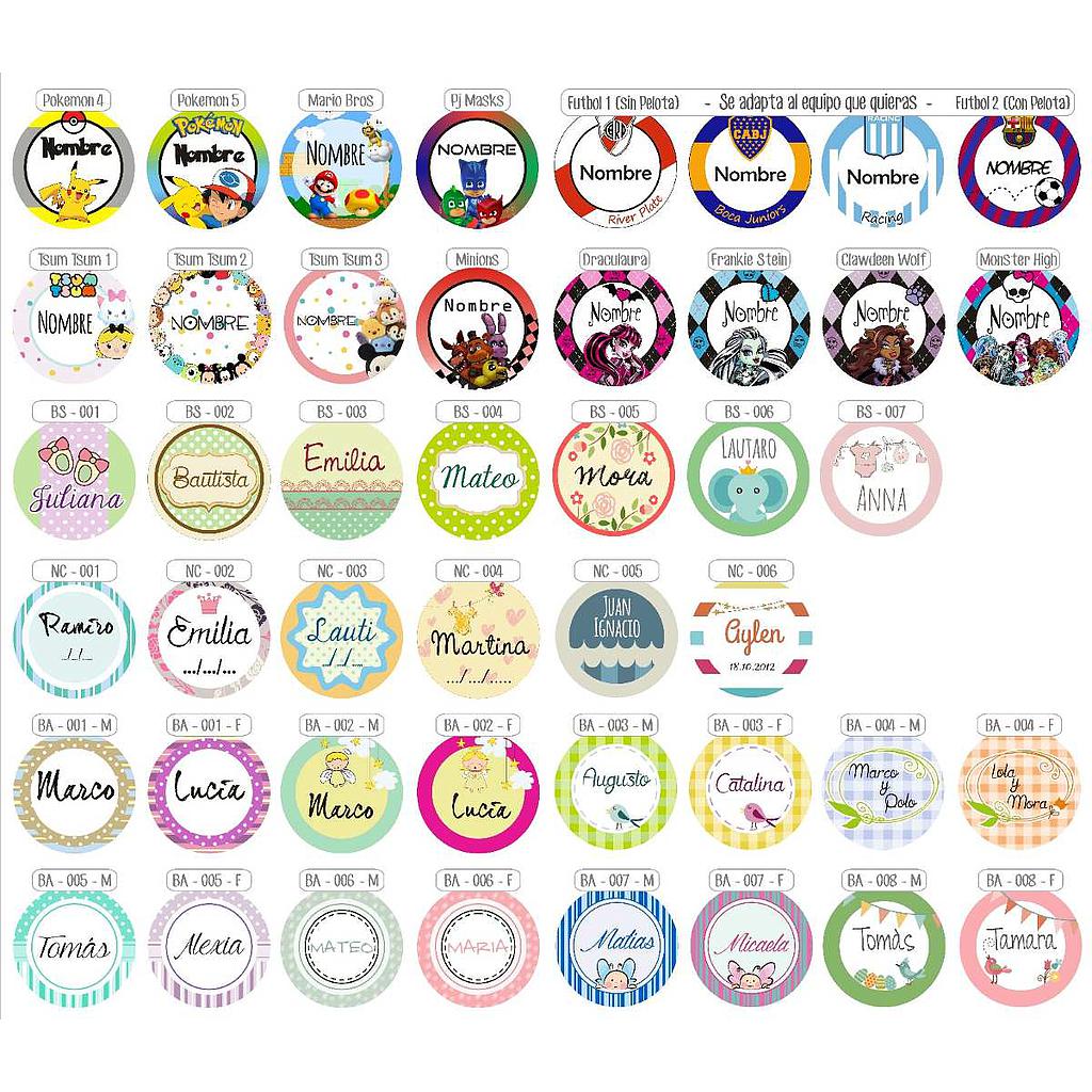 STIKER PERSONALIZADO PALETA X 50 und (copia)