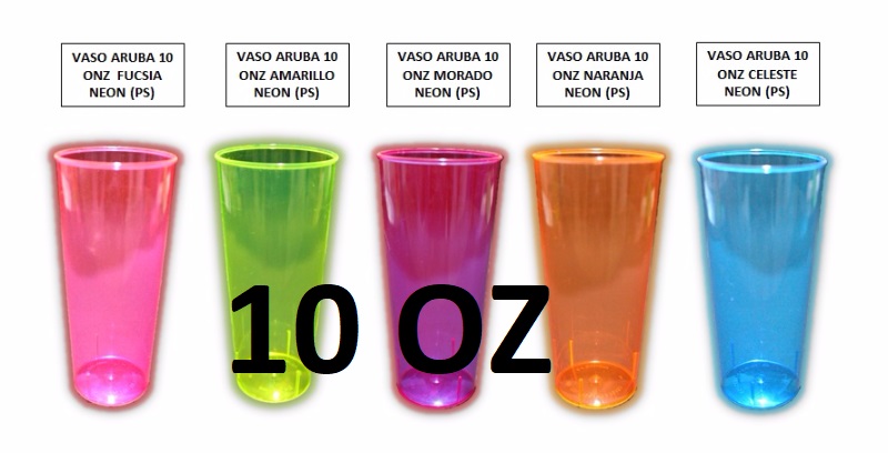 VASOS ACRILICOS  # 10 oz FACETADO X 25 und      (copia)