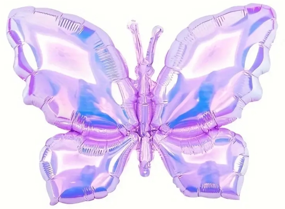 Globo Metalico Mariposa Grande Tornasol 98 x 72 Cm x 1 Und
