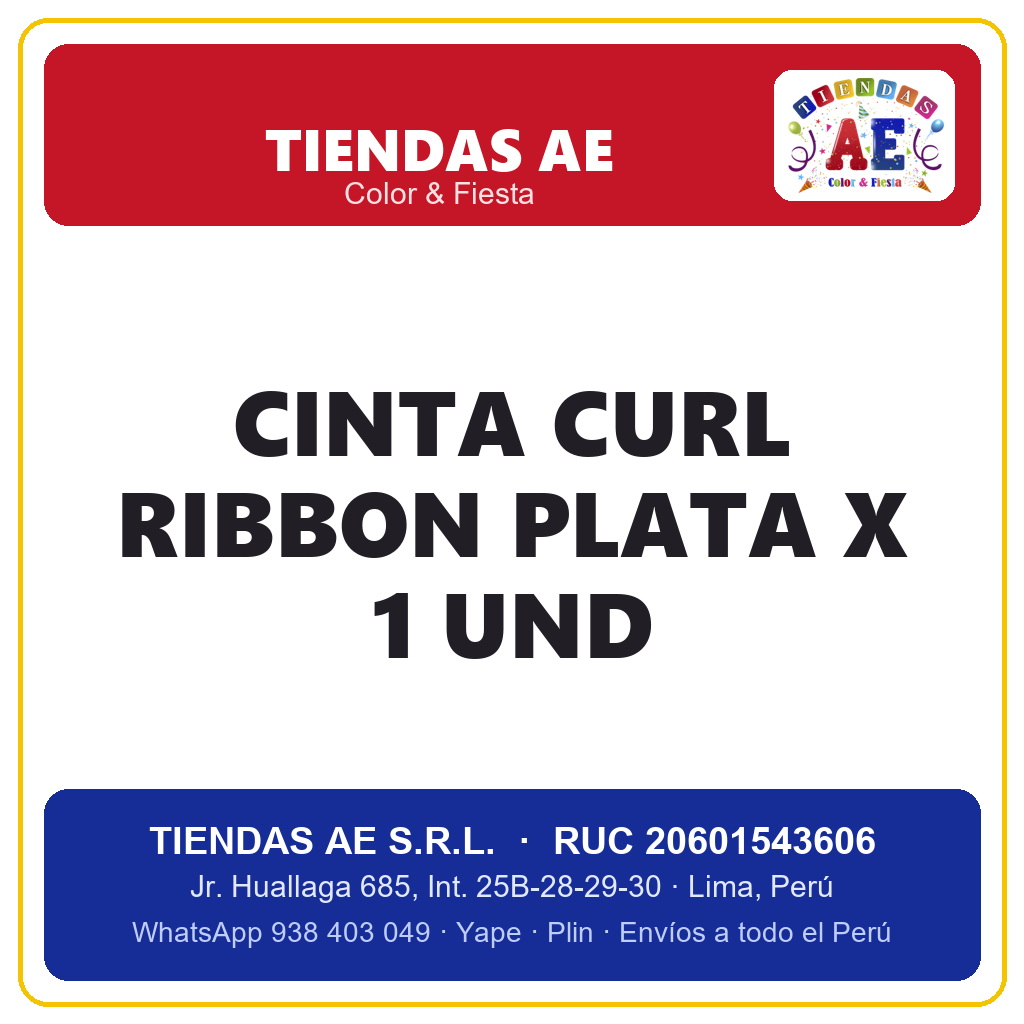 CINTA CURL RIBBON PLATA X 1 und (copia)