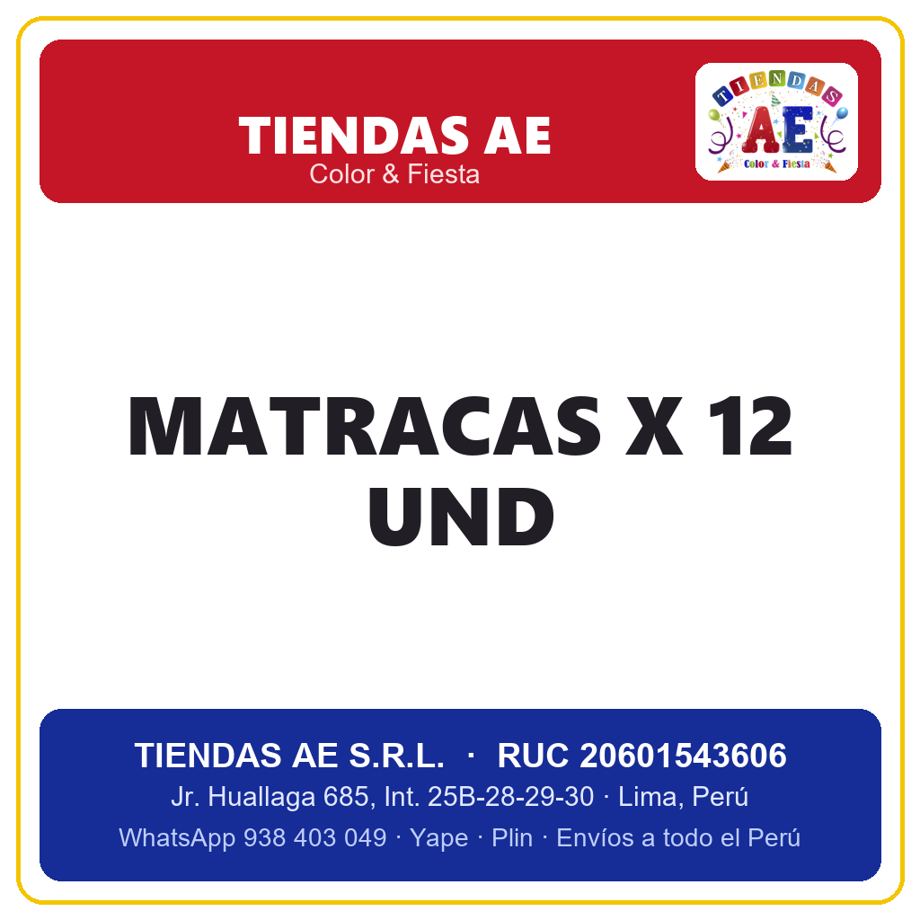 MATRACAS X 12 und (copia)