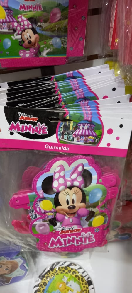 BANDERIN DE TORTA F/C X 1 UND MINNIE