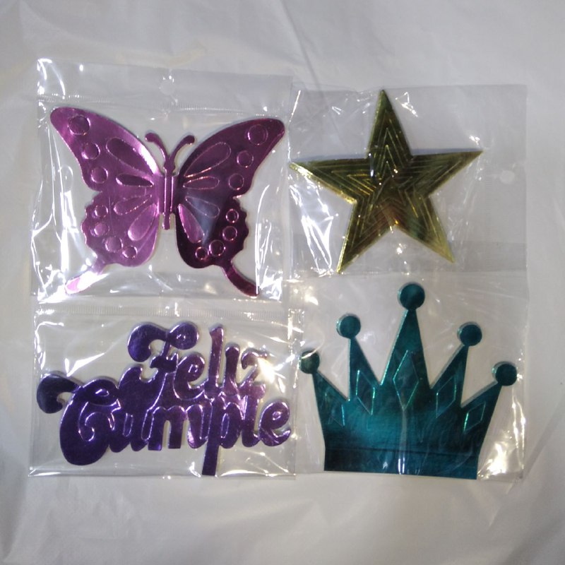 Mariposas/Coronas/F.C 10X10 CM