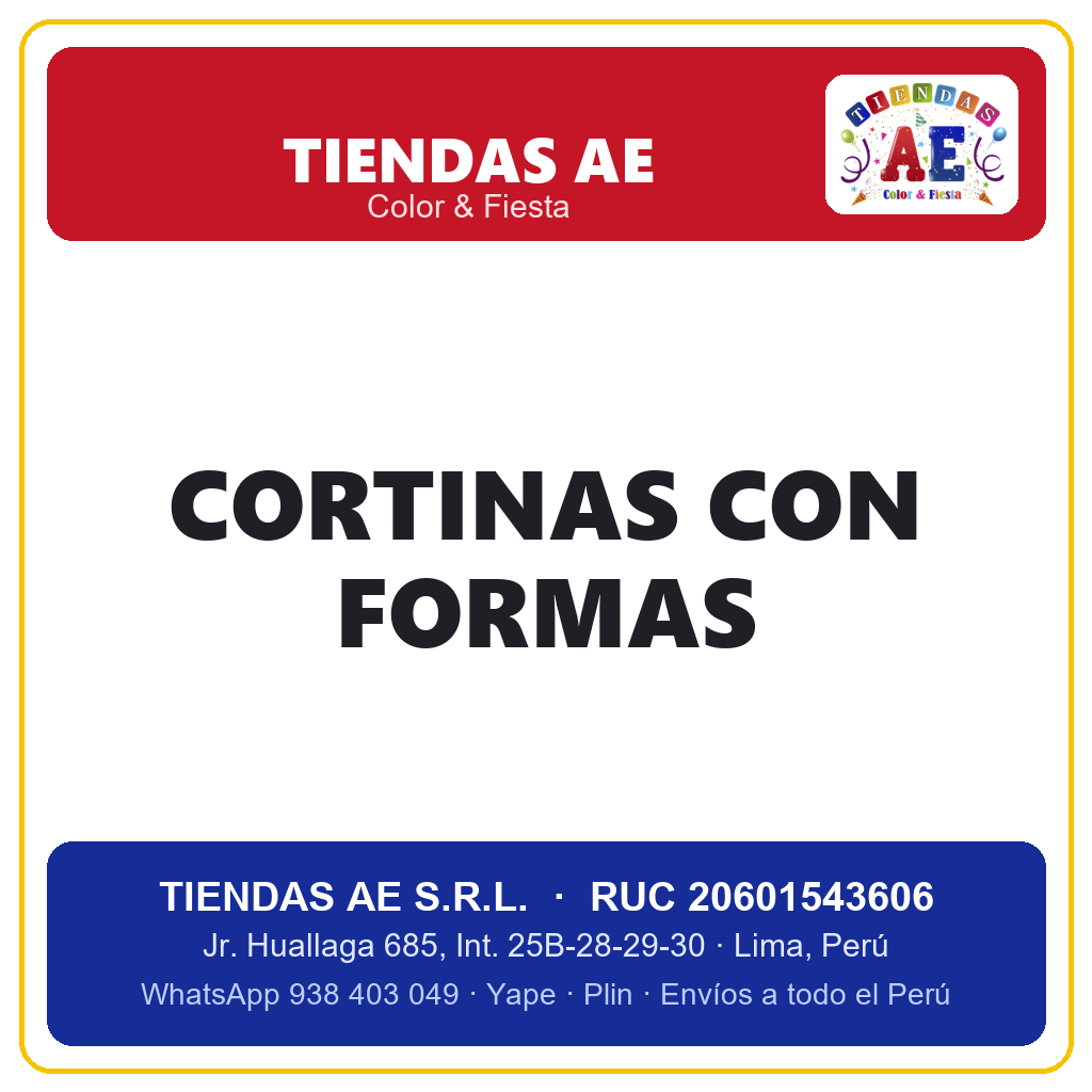 CORTINAS CON FORMAS
