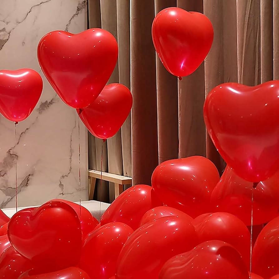 Globo Latex Corazon #12 x100 Unds