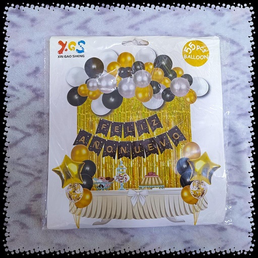 [ADFAN55] Arco De Feliz Año Nuevo 55 Pz