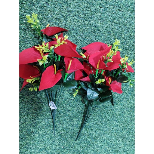 [F2028] Flores Anturios x12 Uns