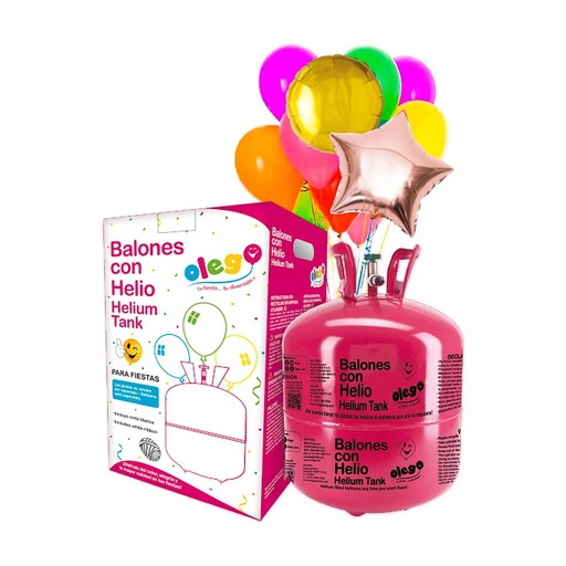 [J105073] Balon De Helio Olego Para 50 Globos Latex