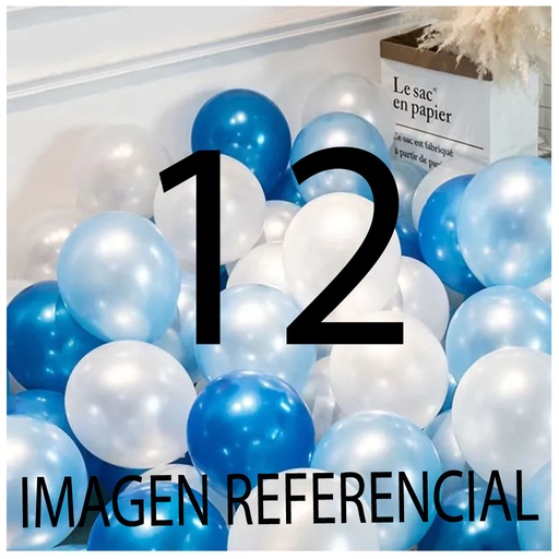 [GP12] Globo perlado #12 látex x100 Und