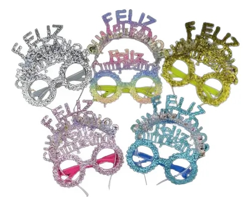 [BDC356] Set De Vincha, Lentes y Toper De Feliz Cumpleaños