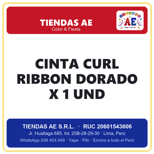 [p351] CINTA CURL RIBBON DORADO X 1 und (copia)