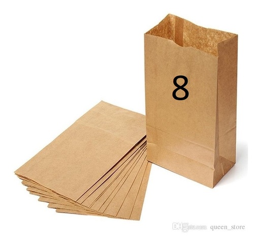 [p320] Bolsa Craft # 8 X 1 Und 15.50Cm x 32Cm x 9 Cm