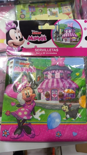 [MNN-810] SERVILLETAS SET X 20 UND MINNIE