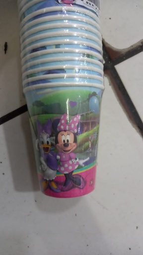 [MNN-850] VASOS SET X 10 UND 9oz MINNIE