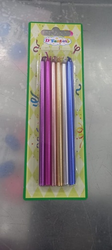 [VCCS] VELA PALITO CROMADO DE COLORESFANTASY