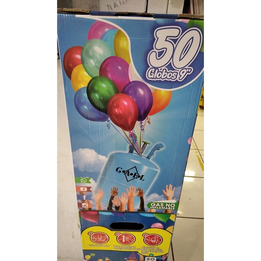 [BA-GL-001647] BALON DE HELIO PARA 50 GLOBOSX 1 und (copiar)