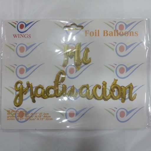 [[A-SI-001658] Blister Corrido Mi Graduacion