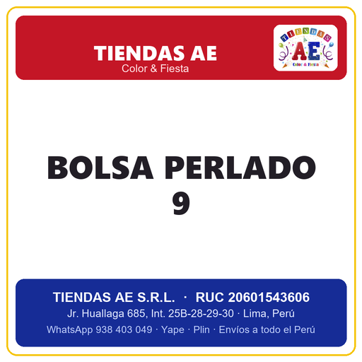 [BO-SI-002656] BOLSA PERLADO 9